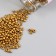 12/0 round beads in the bottle "Gold" 2x20 g set 2 pcs