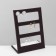 Supply for earrings 3 rows, 12 pairs, 15.5 × 8 × 21 cm, color gray graphite