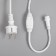 Garland "Curtain" 2 × 3 m, IP65, UMS, white thread rubber, 600 LED, white glow, 220 V