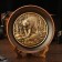 Souvenir "Tiger" plate, ceramics, gypsum, d = 16 cm