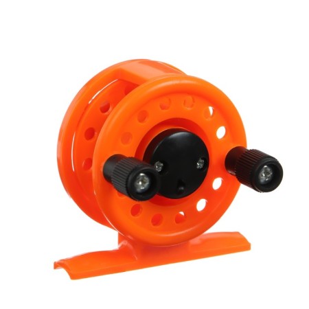 Inertial coil, plastic, diameter 5 cm, orange color, 108-4