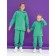 Baby trousers, height 116 cm, green color