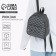 School backpack on lightning, dark gray color