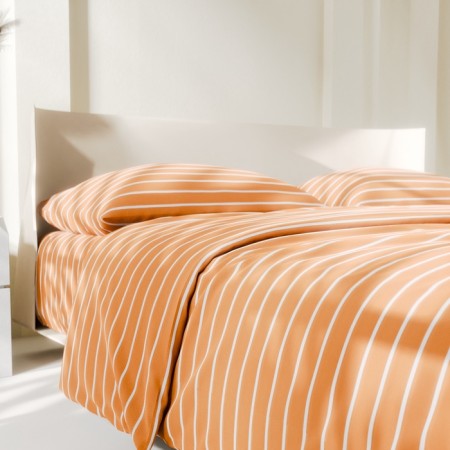 Bedding Ethel Euro Mustard Stripes 200x217cm, 220x240cm, 70x70cm-2 pcs, 100% cotton, Poplin-3