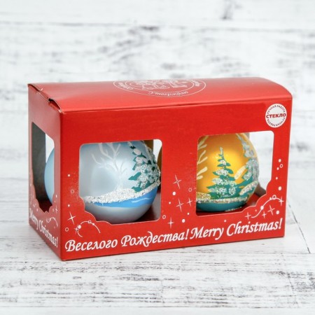 Set of balls "Forest" 2pcs, D-7 cm-6