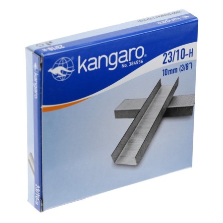 Staps for a powerful stapler No. 23/10 Kangaro, high -quality steel, 1000 pieces-2