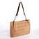 Bag-tout on lightning, the color is light brown
