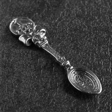 Koshelleka souvenir "A spoon of a bell-bell-bell-bell-bell.", Tin, 3x0.7x0.3 cm-2
