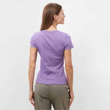 T -shirt female, lilac color, size S (42)-4