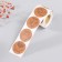 Stick Paper "Thank you" craft d = 3.8 cm 252 pcs in roll