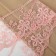 Lace on a grid, 110 mm × 11 ± 1 m, pale pink color
