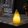 LED figure "Candle tree" 4.5 × 10 × 4.5 cm, plastic, batteries AG13x3, glow warm white