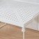 Standing on metal legs "Loft", 29.5 × 26 × 17.2 cm, white color