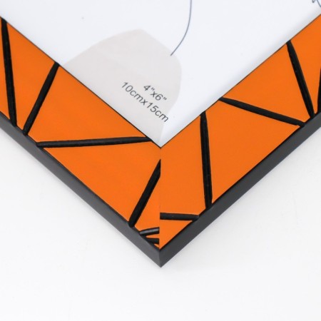 Photo frame plastic 10x15 cm "Chaos. Direct lines" Brick 18.3x13.5 cm-2