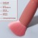 A set of makeup brushes, 5 objects, peach color