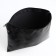 Cosmetic bag with lightning, black color