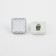 A set of buttons on the leg, 16 × 16 mm, 5 pcs, white/silver color