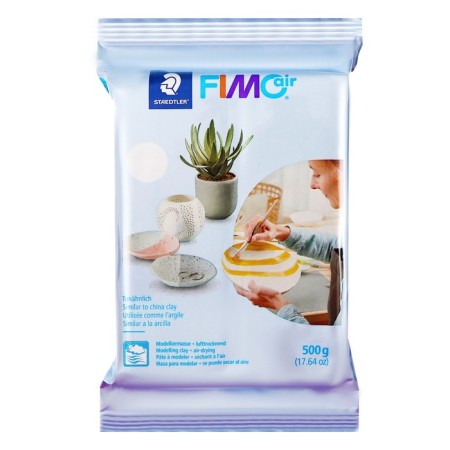 The mass for modeling is selfless, natural, 500 g, Air Basic, white-1