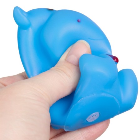Rubber toy for the bathtub "Layer", 8.5 cm, with a squeak, crush me-10