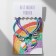 Bracelets "Demetrons" Rainbow in the heart, colored, d = 6 cm
