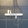 Shower system IDDIS SheLFY SheSB3FI06, tropical shower, shower, brass, chrome