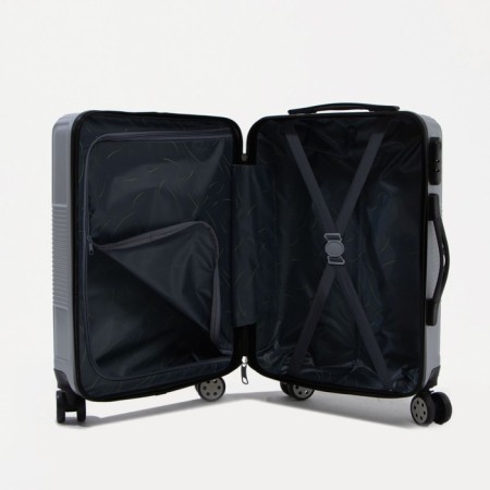 Small suitcase 20 "code castle, silver color-8