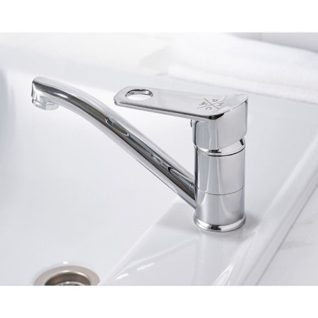 Kitchen mixer "RMS" SL137-004F-15, single-legged, pour 167 mm, zinc, chrome-1