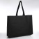 Beach bag without fastening, black color