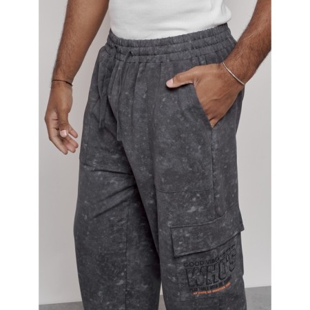 Sports male trousers, size 56, gray color-12