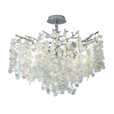 Crystal chandelier Gerhort G31322/8CR+CL+WT, 8x5W, G9, 40x60x60 cm, color chromium