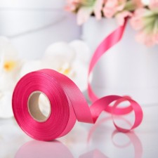Tape for decor and gifts, dark raspberry, 2 cm x 45 m