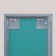 Wall mirror, in the frame 30x90 cm