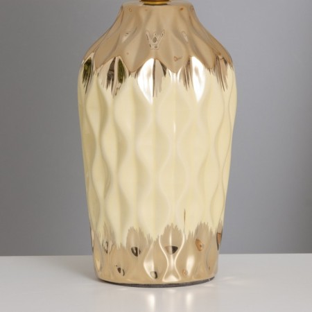 Table lamp "Natalia" 1x40W E14 beige/gold 24x24x40cm-3