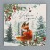 Laminated square Forest, 30 x 30 x 12 cm, new year