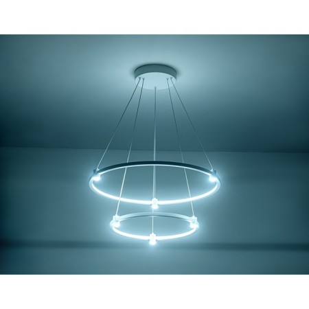 LED LED suspension Ambrella Light, Linetech, FL5505, LED, 45 W, 3600LUM, 3000-6400K, white color-4