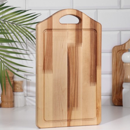 Defense and serving rocker board, 34x20x2.2 cm, birch