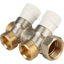 Коллектор распределительный STOUT SMB 6851 343402, 3/4", 2 выхода, 3/4"