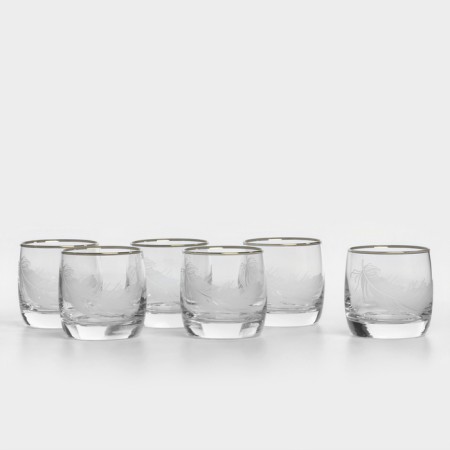 A set of glass glasses "Pero", 300 ml, 6 pcs