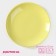 Board ceramic dessert shade "pastel", d = 19 cm, yellow color