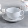 Tea steam porcelain "Amber", 200 ml, cup D = 8.8 cm, saucer d = 14 cm