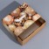 Box the team "New Year's balls", 20 x 15 x 8 cm, New Year