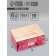 Box for 6 cupcakes with a transparent lid, "shine with happiness", 23 × 16 × 10 cm, confectionery packaging