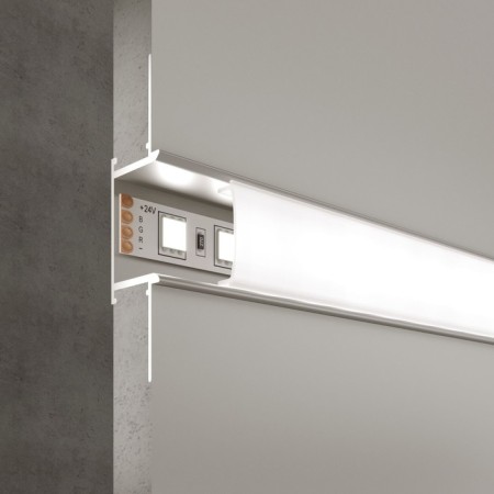 Built-in aluminum profile for Elektrostandard, LL-2-ALP013, 2 m, 2 m color, gray.