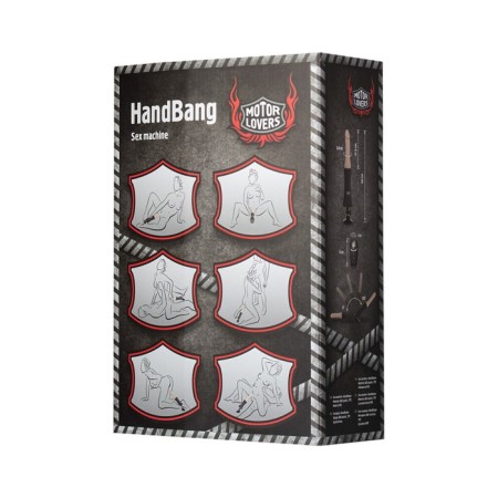 Handbang sex machine, Motorlovers, ABS, Black, 41.5 cm-5