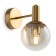 Wall lamp (sconce) Globo, 1xe27, color brass