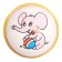 Ball diameter 100 mm, (drawing), color mix