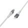 Hoco U115, Type -C - Lightning, 1.2 m, transparent data transmission, nylon braid, gray