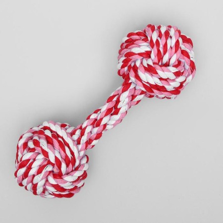 Training cable toy "Hantel", 180 g, mix of flowers-1