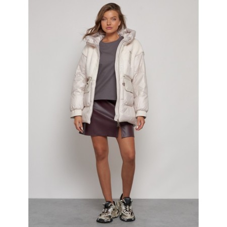 Winter jacket, size 48, beige color-26