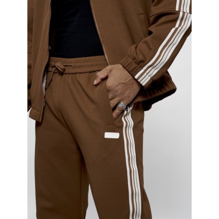 Sports suit men's, size 52, brown color-8